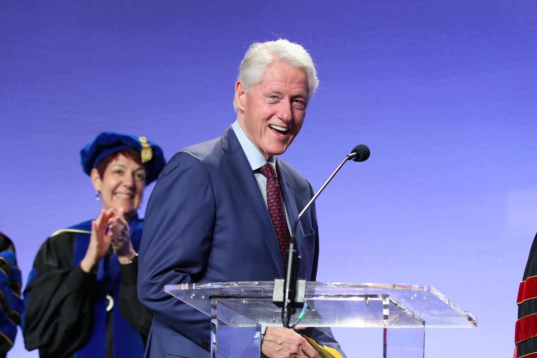 President Clinton at Graduation